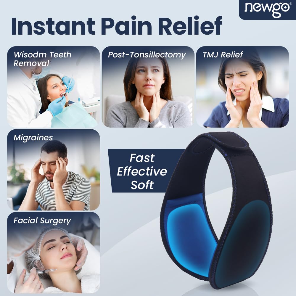 NEWGO poche gel glace interne maintiennent le gel en place pour un traitement sécurisé