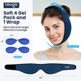 Le NEWGO poche glace visage macheoire assure un maintien sécurisé.