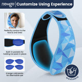 NEWGO poches gel intégrées maintiennent les packs en place pendant les activités quotidiennes.