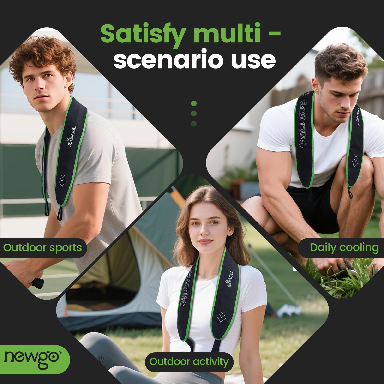 NEWGO refroidissement rapide et double-face, alternez selon vos besoins.