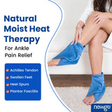 NEWGO talons et chevilles: chaleur douce pour le confort musculaire.