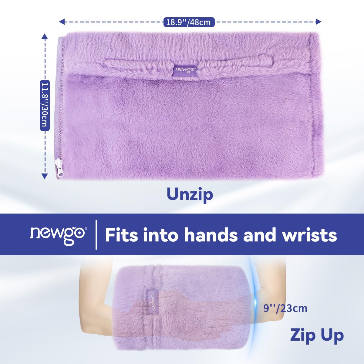 NEWGO usage polyvalent pour chaleur adaptée à plusieurs zones du corps