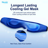 NEWLA masque yeux gel refroidissant – poids apaisant pour maux de tête et tension.