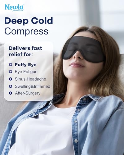 NEWLA masque yeux gel refroidissement profond pour sinus et tête