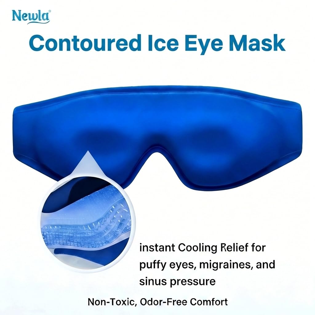 NEWLA masque yeux Zone yeux Contour pour soin ciblé et confort