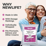 NewLife Naturals Mesures imprimées facilitant le dosage.