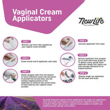 NewLife Naturals applicateur vaginal transfert crème ou gel sans fuite.