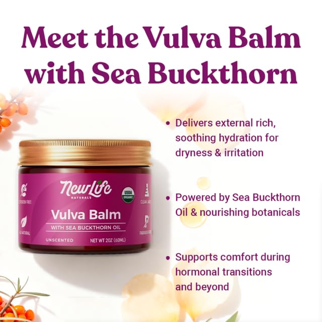 Texture du baume vulve NewLife Naturals prête à l’application