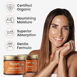 Calendula fleur dans la crème vulve pour calmer l’irritation.