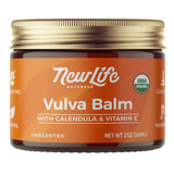 Crème vulve NewLife Naturals organique au calendula pour hydratation douce.