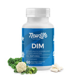 DIM NewLife Naturals: bouteille 300 mg pour un soutien potentiel de l'équilibre hormonal.