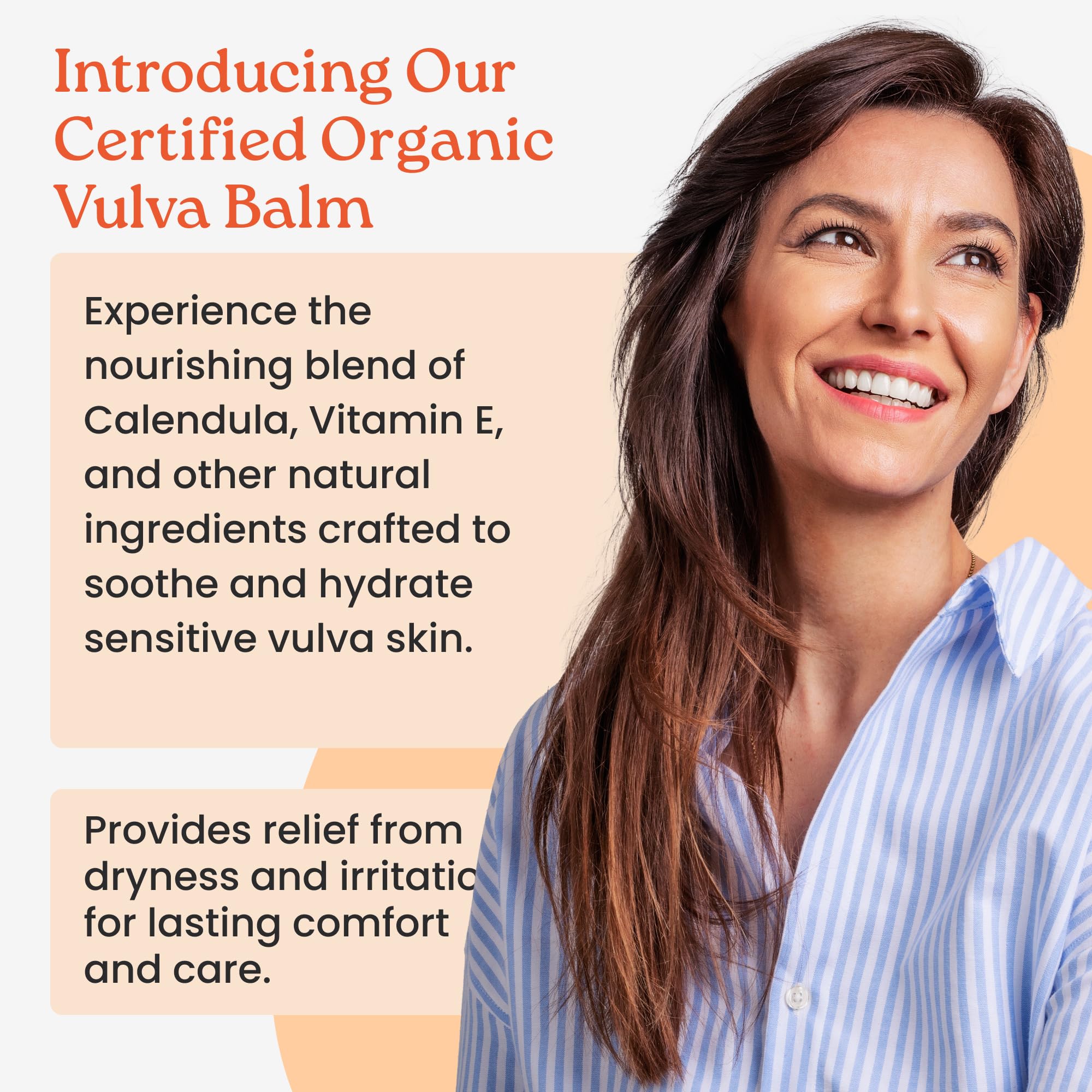 Huile d’olive bio intégrée pour nourrir la peau intime.