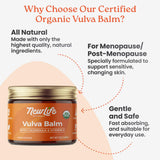 Ingrédients naturels et calendula dans la crème vulve NewLife Naturals.