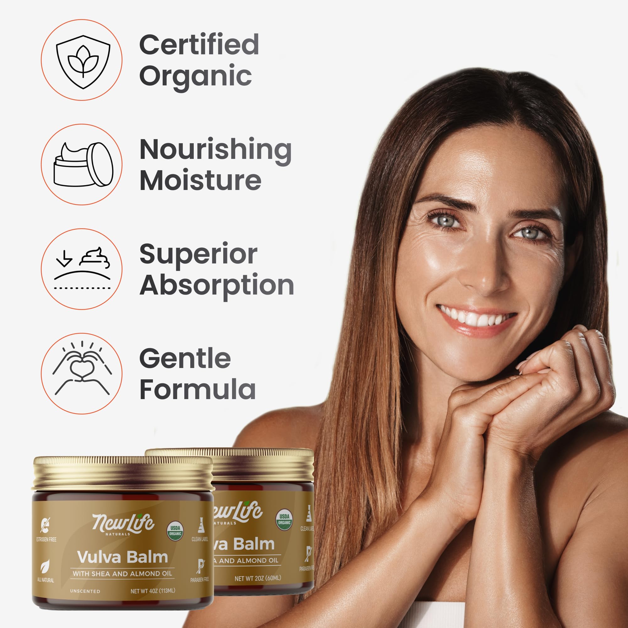 NewLife Naturals Composé Shea et Miel – Douceur et confort vaginal.