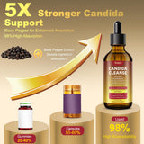 Newpie Candida Cleanse: dosage de 2 à 3 gouttes, utilisation simple.