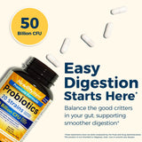 NewRhythm Probiotics - capsules vertes faciles à avaler pour une flore intestinale équilibrée