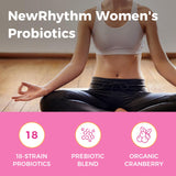 NewRhythm Probiotiques Femmes – extrait de canneberge biologique pour une saveur naturelle
