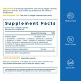 Fibres prébiotiques incluses: soutiennent les probiotiques et l’équilibre intestinal.