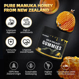 Gomme Shilajit Newrish, minéraux 85 et fulvic pour soutien potentiel.