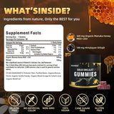 Gomme Newrish Shilajit sans sucre ajouté, douceur naturelle.