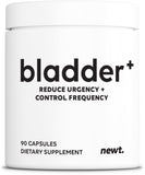 Newt BLADDER PLUS™ — bouteille montrant le complément pour le contrôle de la vessie.