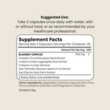 Newt BLADDER PLUS™ — extrait de graines de potiron inclus pour le soutien vésical.