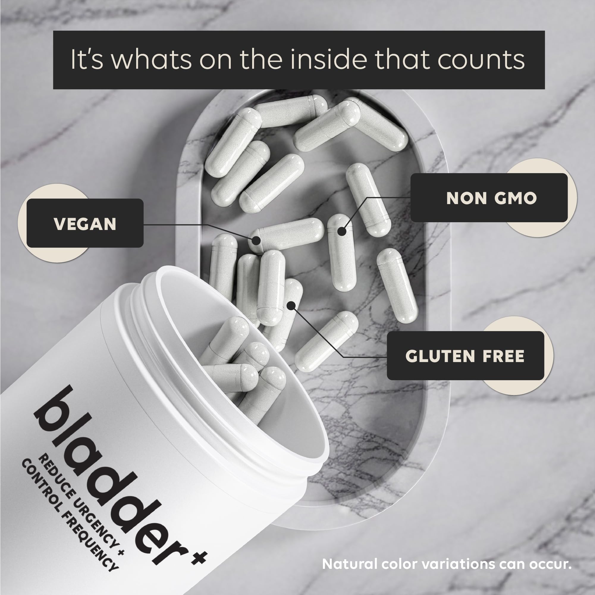 Newt BLADDER PLUS™ — ingrédients sans OGM pour une approche naturelle.