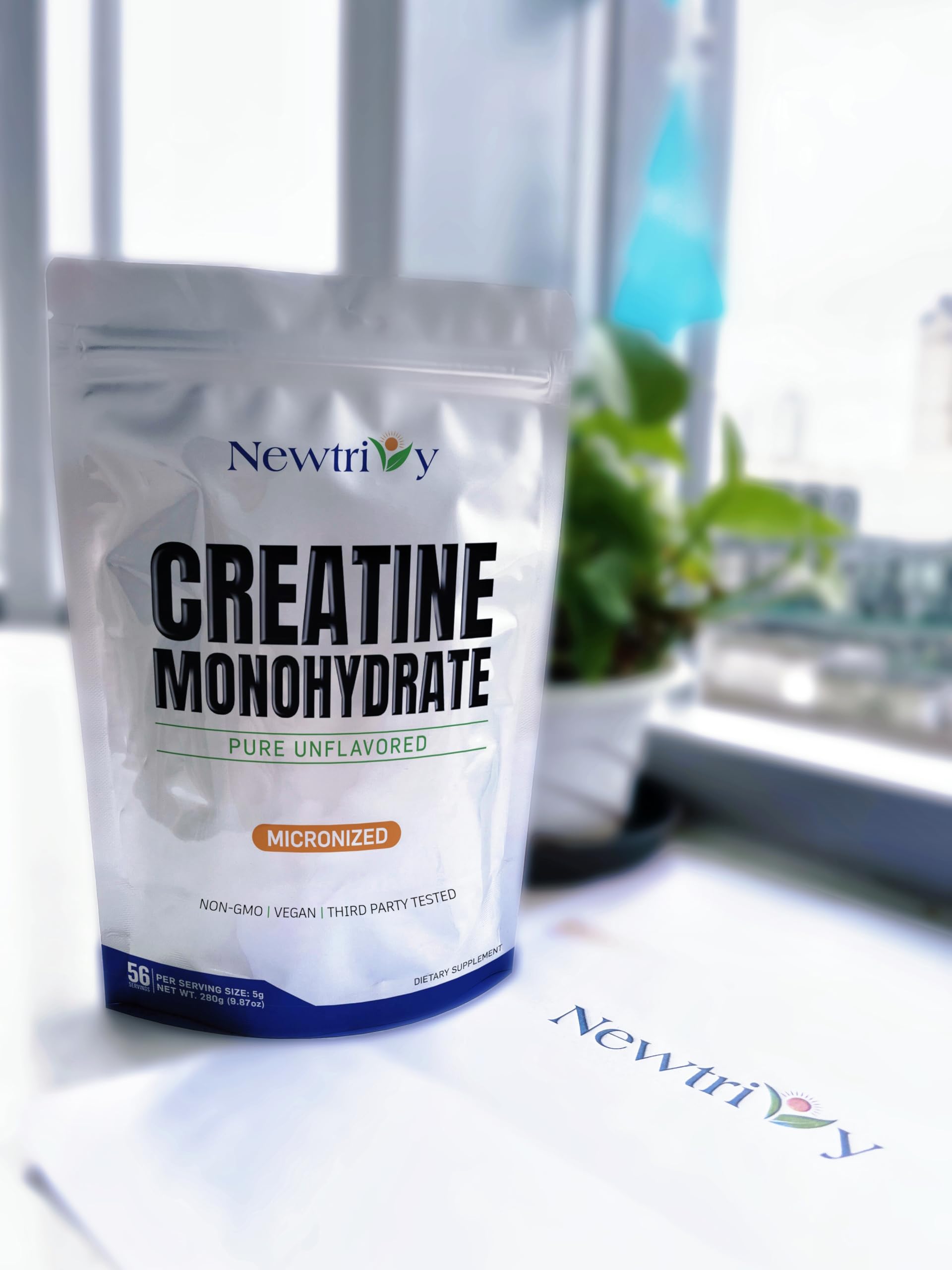Créatine Monohydrate Newtrivy, absorption optimisée grâce à la micronisation.