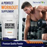 Dose mesurée Newtrivy Créatine Monohydrate, facilite le suivi des phases de chargement et d'entretien.