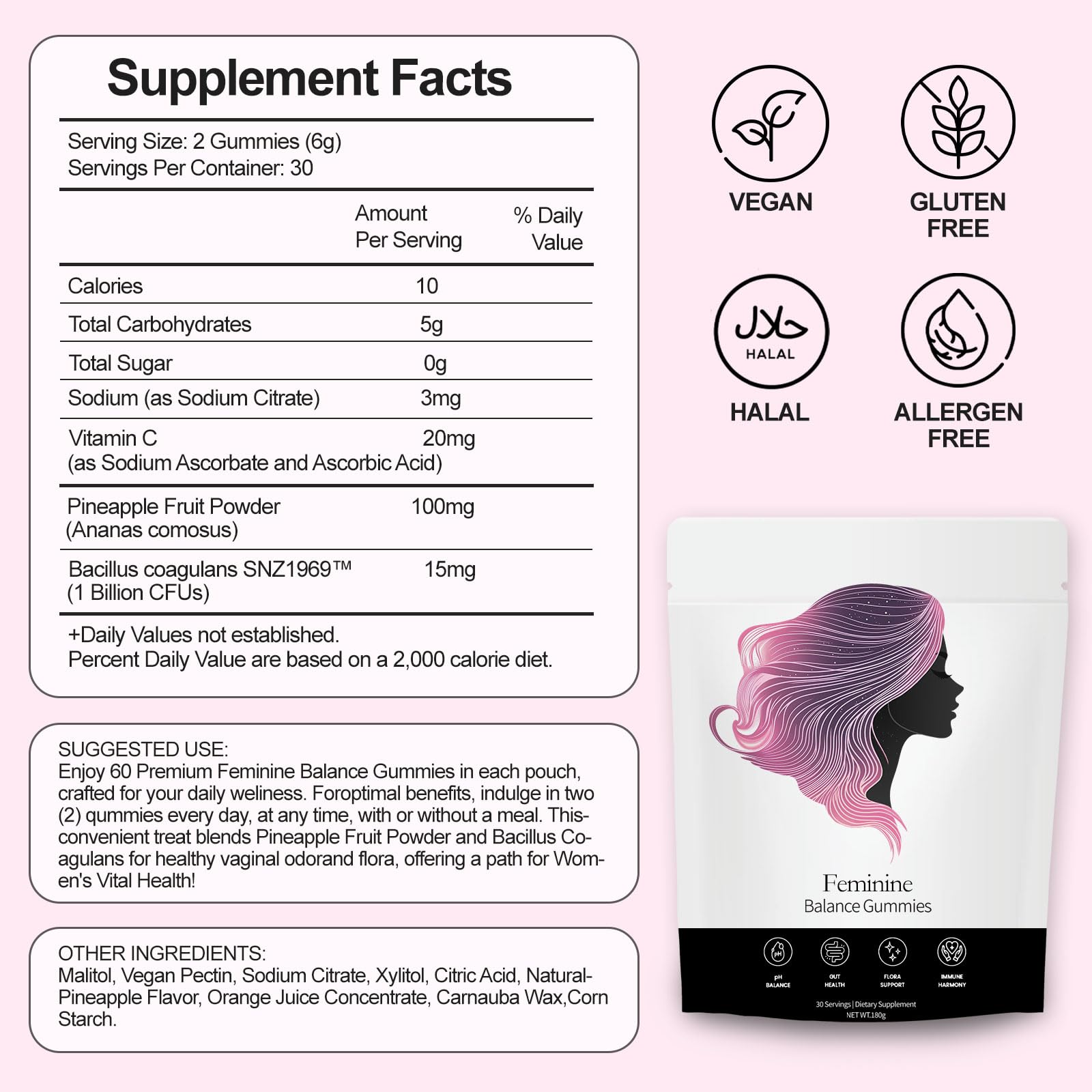 NEWUREHO Gommes utilisation quotidienne pour femmes actives.