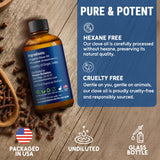 Huile Nexon Botanics girofle – emballage USA: produit fièrement emballé.