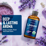 Bain relaxant avec huile de lavande Nexon Botanics pour détente après une journée
