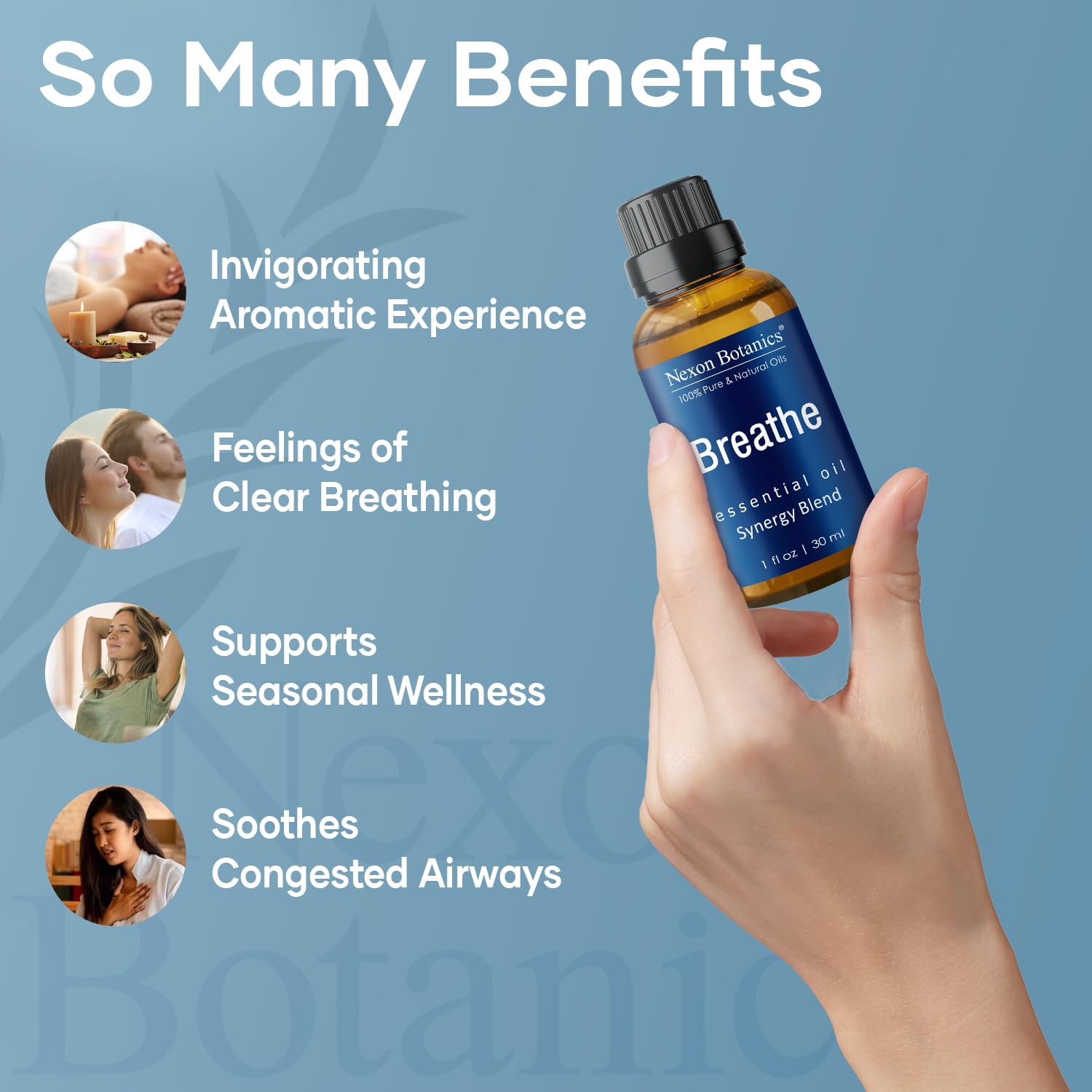 Nexon Botanics Respiration, idéal pour humidificateur à la maison.