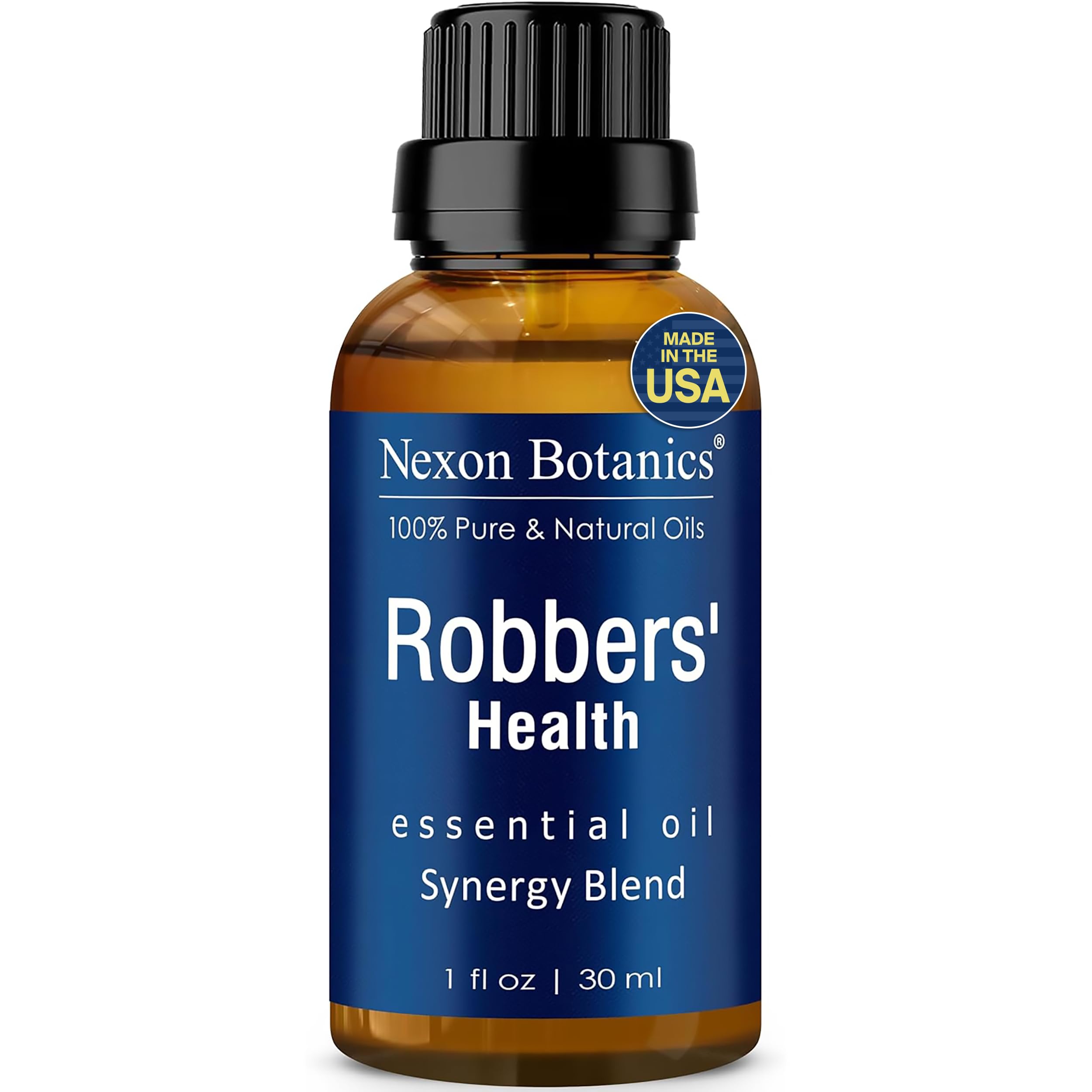 Nexon Botanics Robbers' Health — bouteille 30 ml pour aromathérapie.