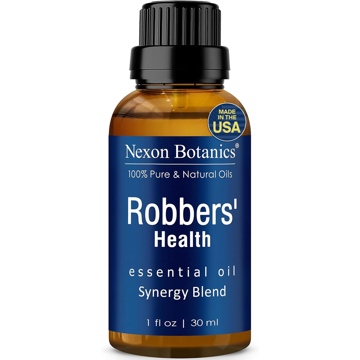 Nexon Botanics Robbers' Health — bouteille 30 ml pour aromathérapie.