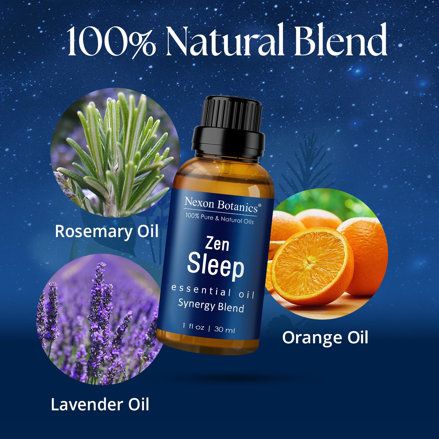 Nexon Botanics Zen Sleep — Bain relaxant avec gouttes pour décompression.
