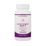 Bouteille NEXT-MICROBIOME Boost Synergy avec capsules destinées au soutien digestif.