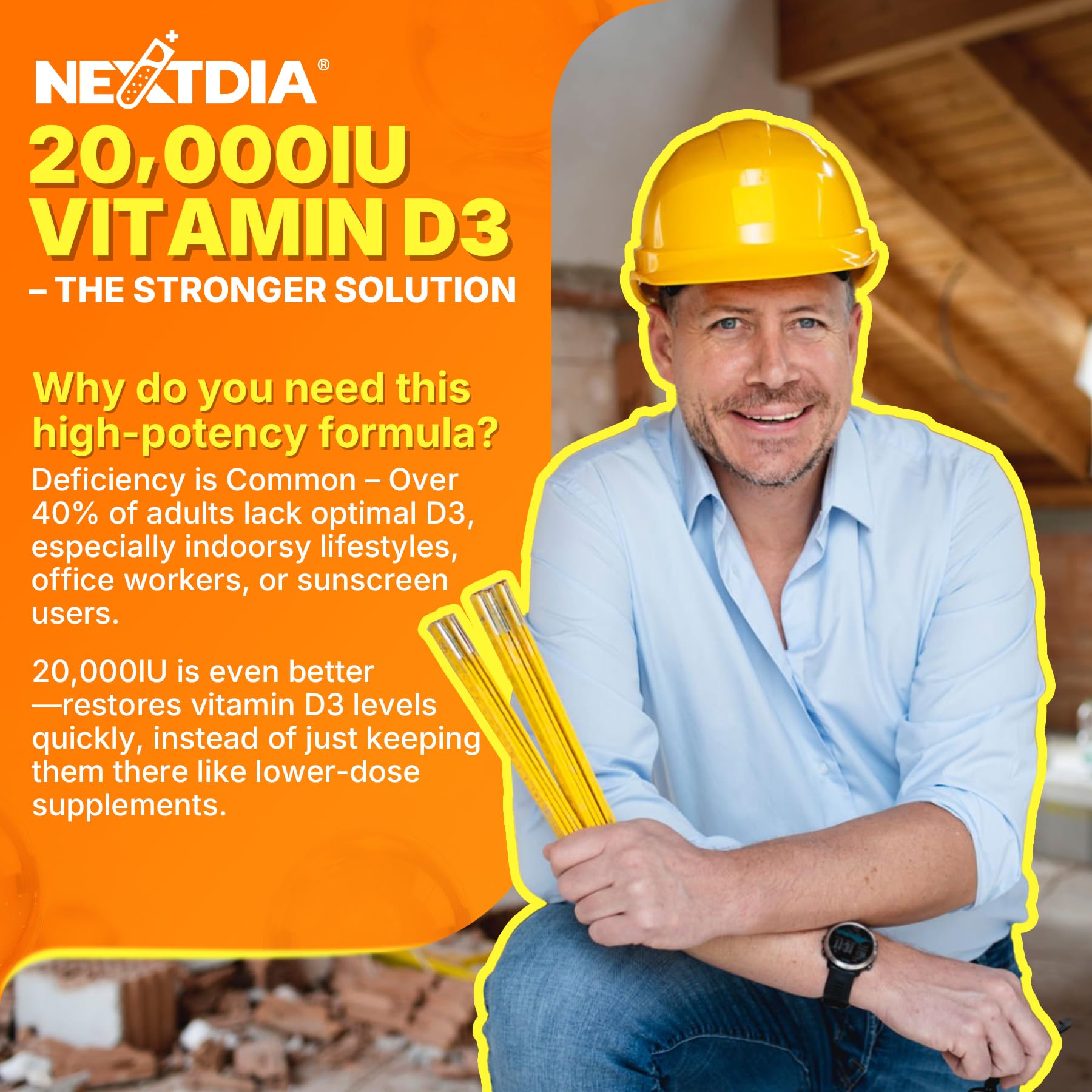 Nextdia D3K2, pack pratique 2 paquets pour rester approvisionné.