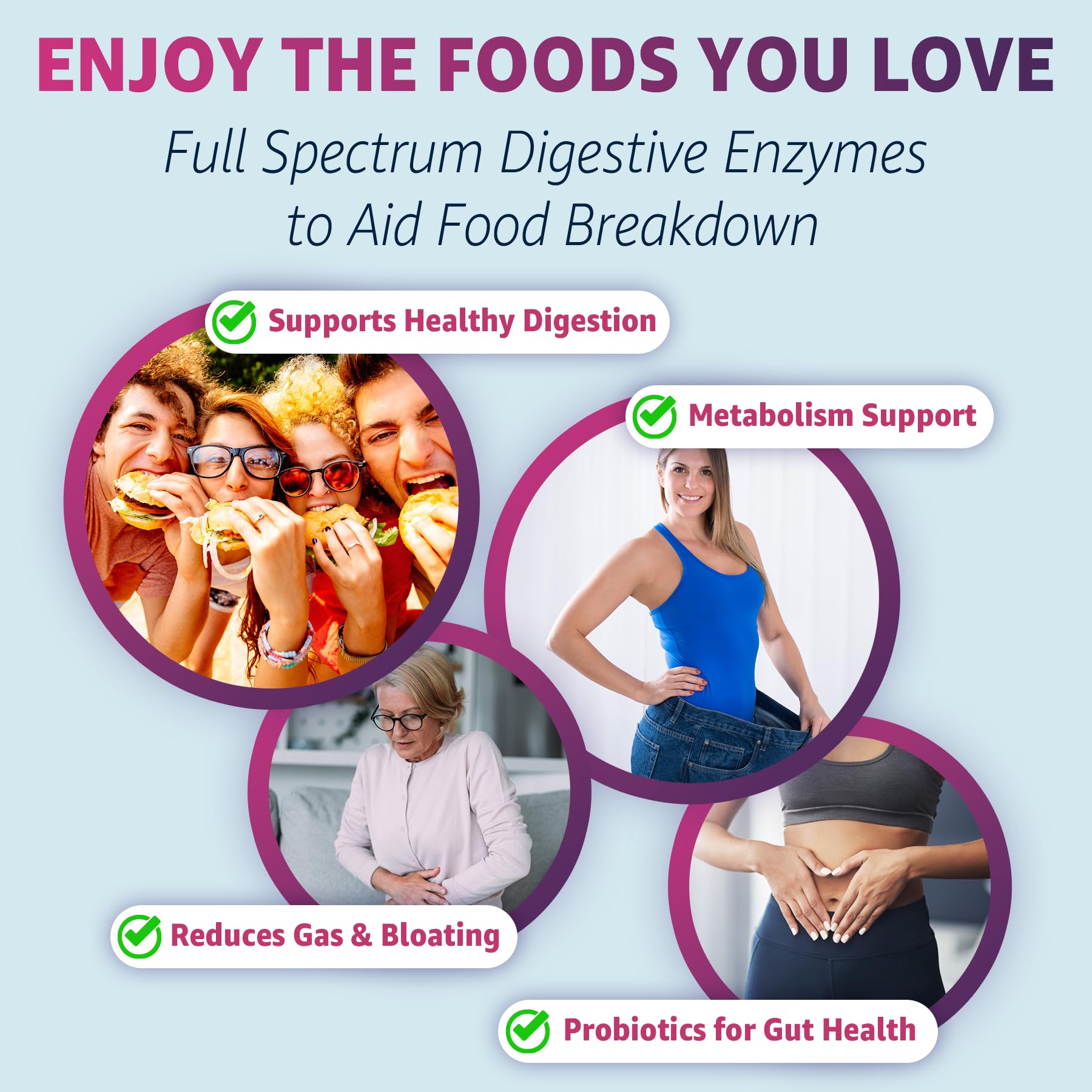 Nextdia Enzymes Gummies formulation végane sans OGM pour une consommation responsable.