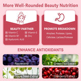 Nextdia emballage et texture des gélules collagene, promesse d’éclat naturel.