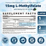Nextdia L-MethylFolate gommes, dose pratique et format portable pour le quotidien.