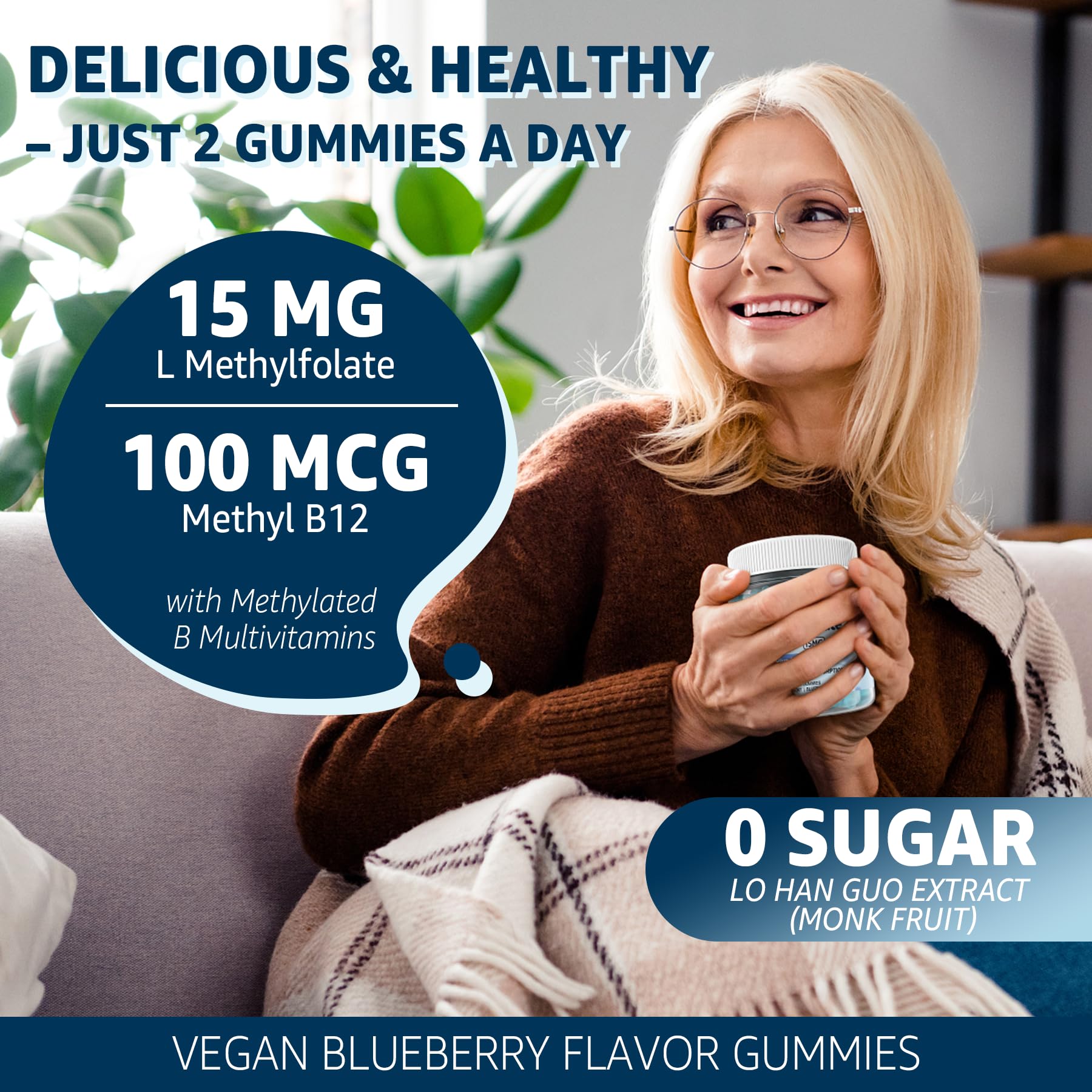 Nextdia L-MethylFolate gommes, tableau nutrition clair et informations clés.