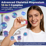 Nextdia magnésium 12 en 1 gummies détails ingrédients D3 B6 zinc