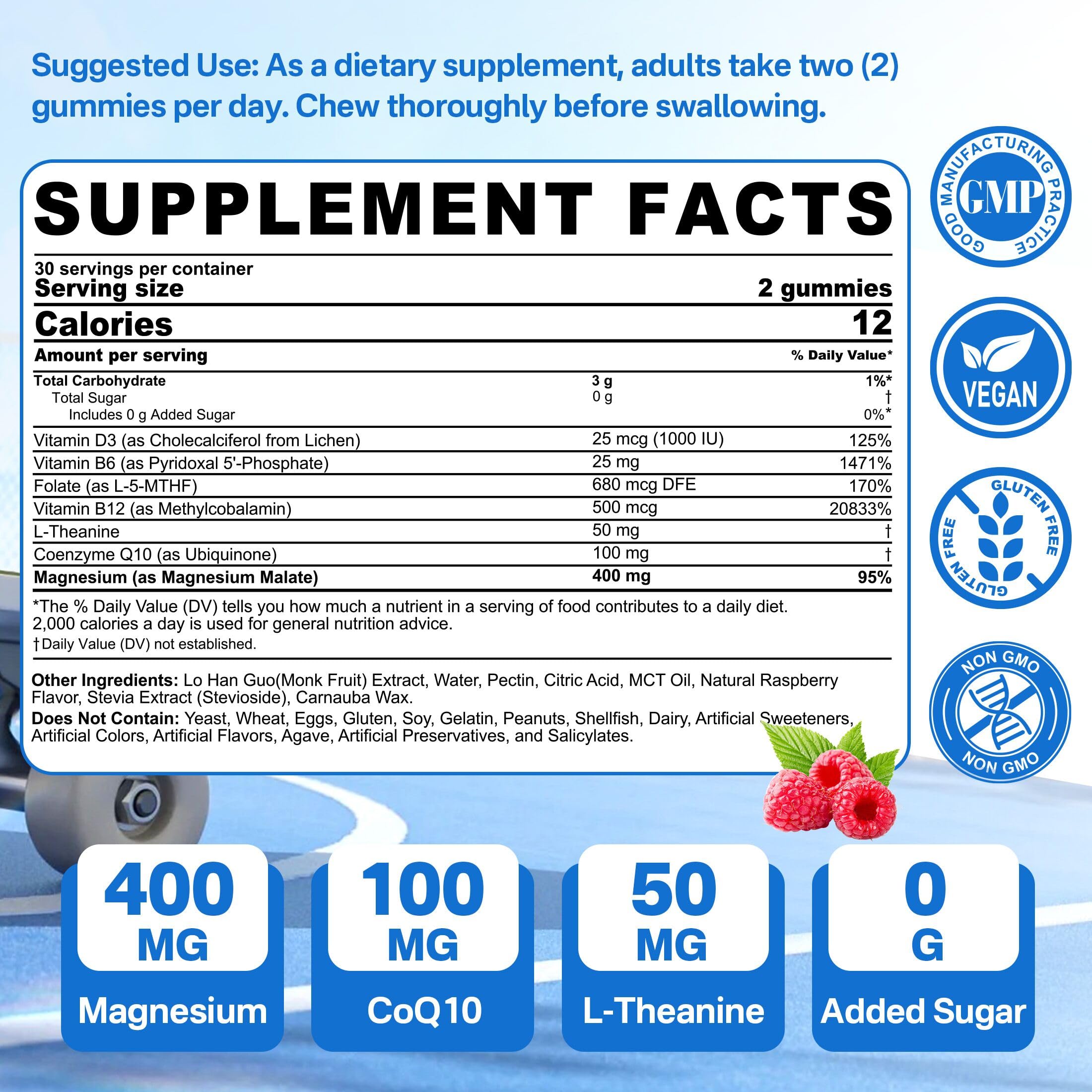 Gummies Nextdia en portion quotidienne pour soutien à la vitalité et concentration.