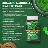 Nextdia Moringa Gummies, ingrédients spiruline et ashwangdha: richesse nutritionnelle végétale.