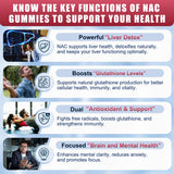 Nextdia NAC Gummies emballage sans sucre, idéal pour un mode de vie sain.