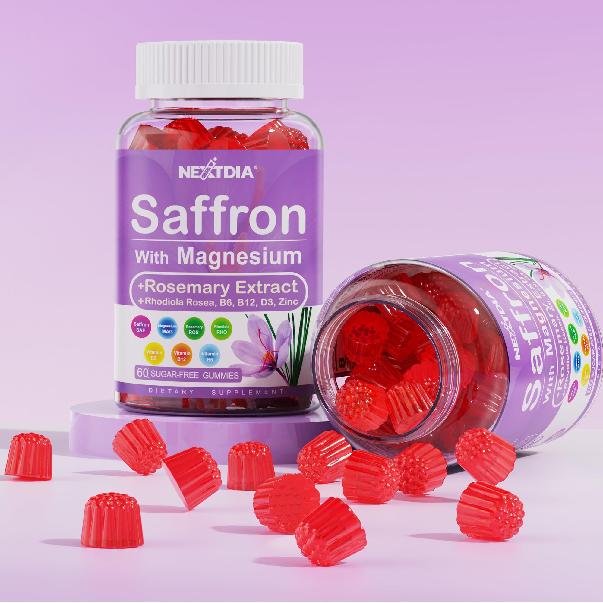 Nextdia safran bonbons gelifiés emballage GMP certifié et traçabilité