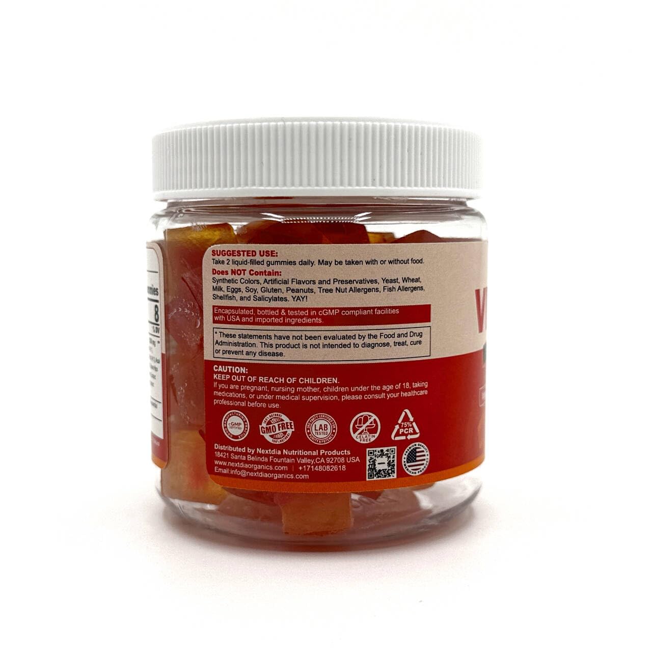 Nextdia vitamine C soutient le collagène et l éclat de la peau.