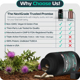 NEXTGRADE Fabriqué aux États-Unis – installations conformes FDA et GMP.