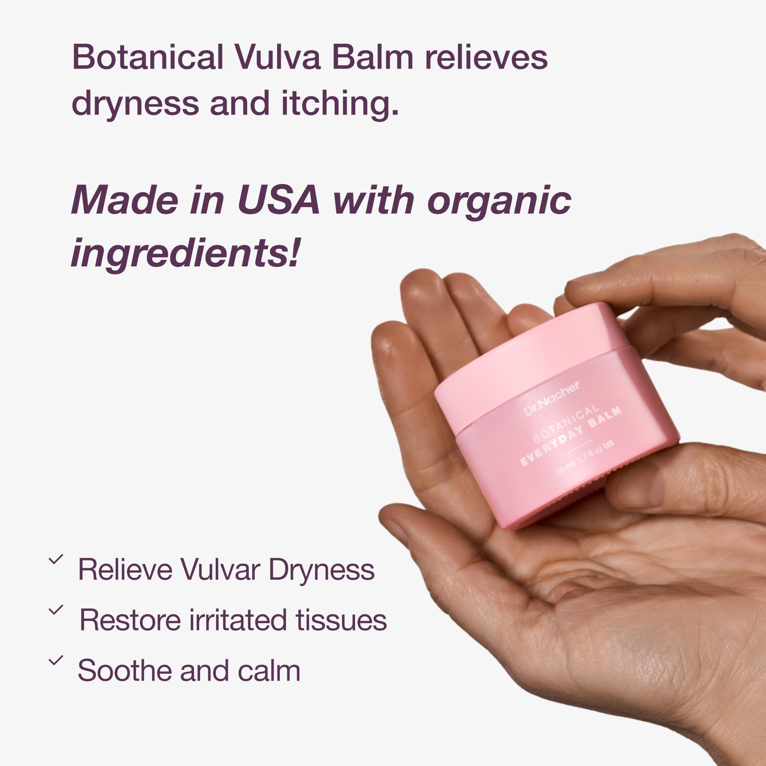 Neycher baume vulvaire texture crème pour hydrater et apaiser la peau sensible.